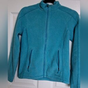 Marmot Black and Aqua Polartec Fleece